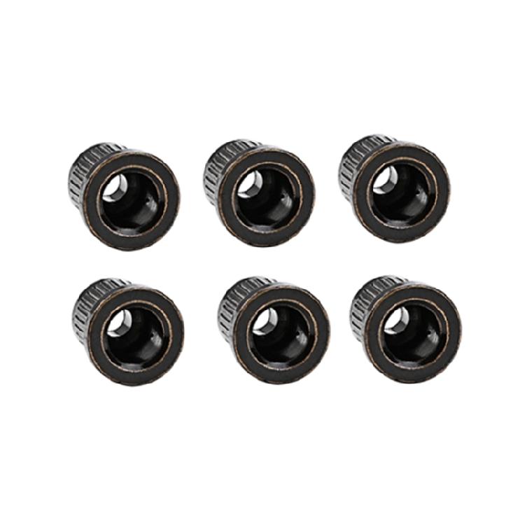 6 Pcs Guitar Through Body String Ferrules Replacement Guitar Parts Easy Install
