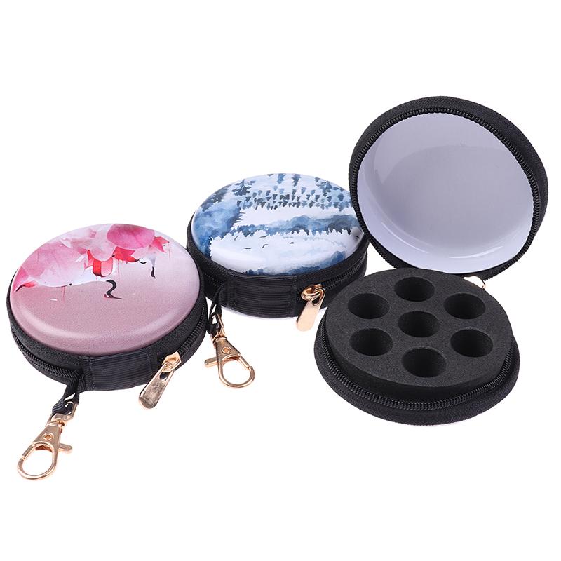 Travel Portable Storage Bag Sundries Organizer 7 Compartments 5ML Essential Oil Storage Bag Perfume Oil Essential Oil Box