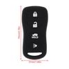 4 Buttons Soft Silicone Auto Car Key Case Cover Protector Holder Fit for Infiniti EX35 FX45 G35 I35 Q45 QX56 350Z Armada NissanGood product