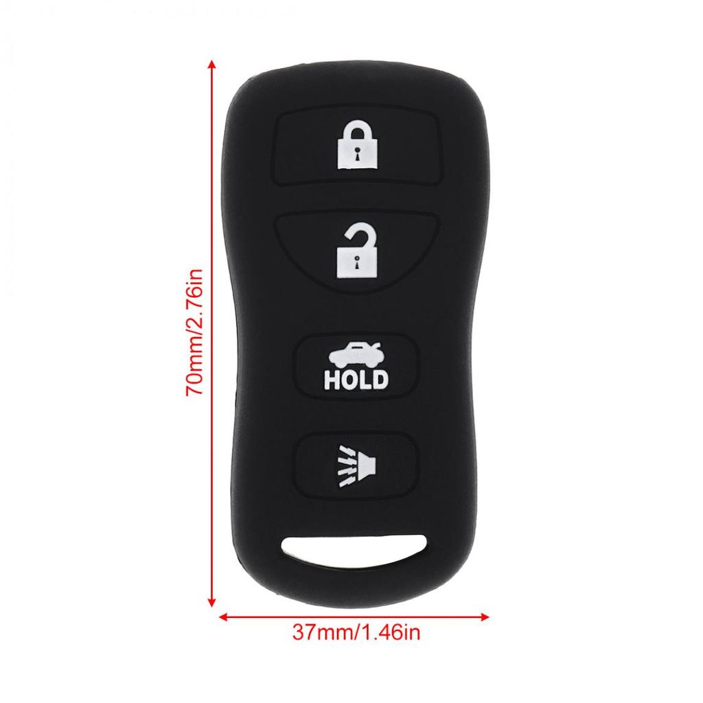 4 Buttons Soft Silicone Auto Car Key Case Cover Protector Holder Fit for Infiniti EX35 FX45 G35 I35 Q45 QX56 350Z Armada NissanGood product