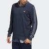 Adidas Golf Three Stripe Long Sleeve V-Neck Sweater Men Sweater Navy-Blue HT0019