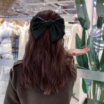 Women Hairpin Bow Theme Hair Clip Bright Color Hair Clip Back Head Hair Claw Lightweight Hair Accessory