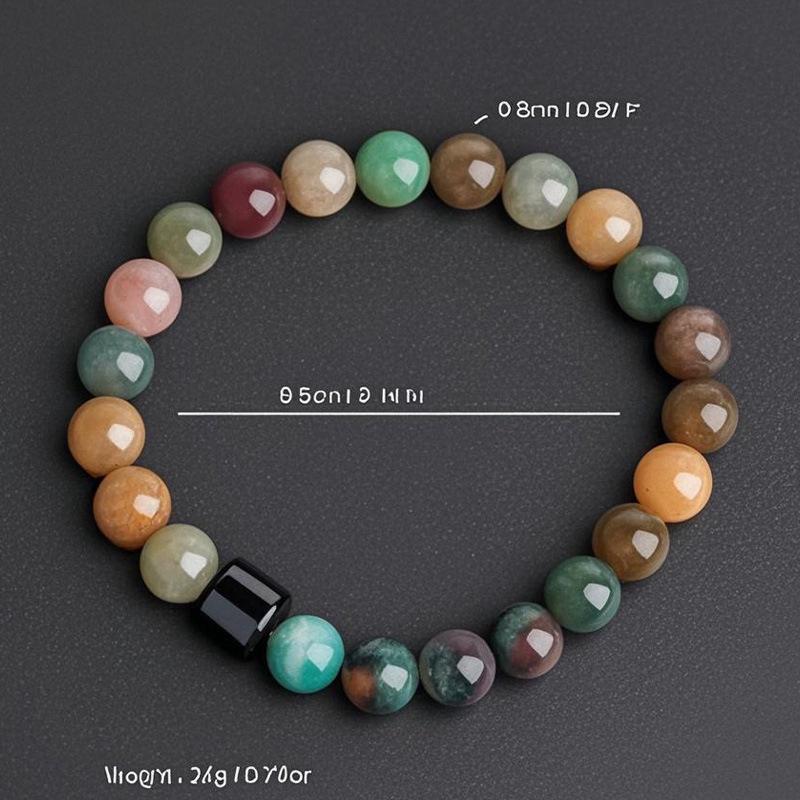 Black Stone Tiger Eye Magnetic Bead Bracelet