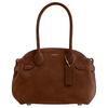 Empire Carryall Cow Split Leather Handbag Small Women's Brown CDZ46-B4WBR