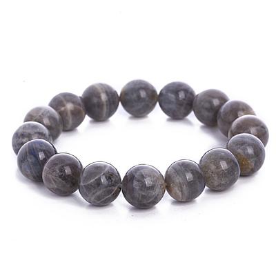Kyojudo AAA Labradorite 12mm Natural Stone Bracelet