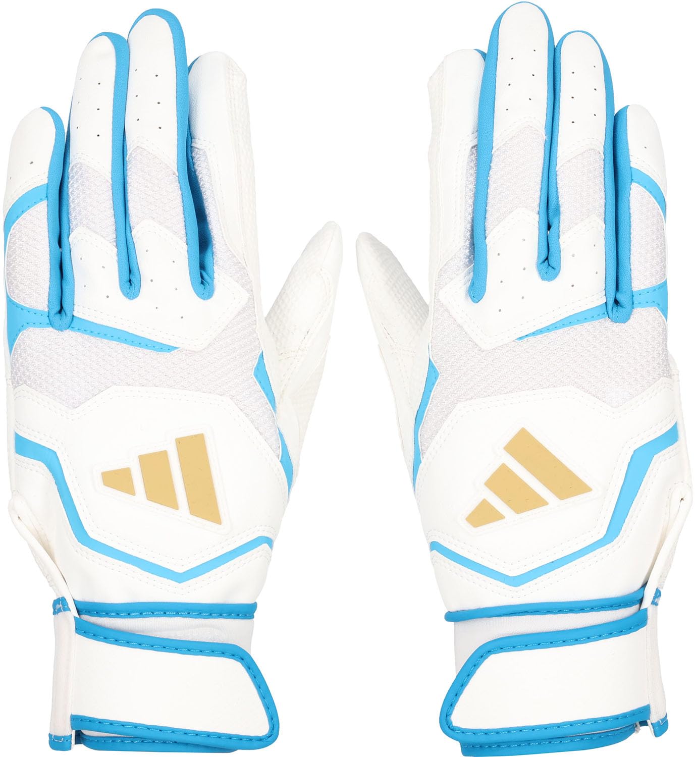 

Перчатки adidas для бейсбола, размер LBG404, Синий, 41, Базовые, Белый/Небесный (1122), Большой,