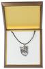 Chihuahua Long-haired - Dog Necklace In Gift Box, Silver-plated Locket for Dog Fan, Striking Pendant by Brand