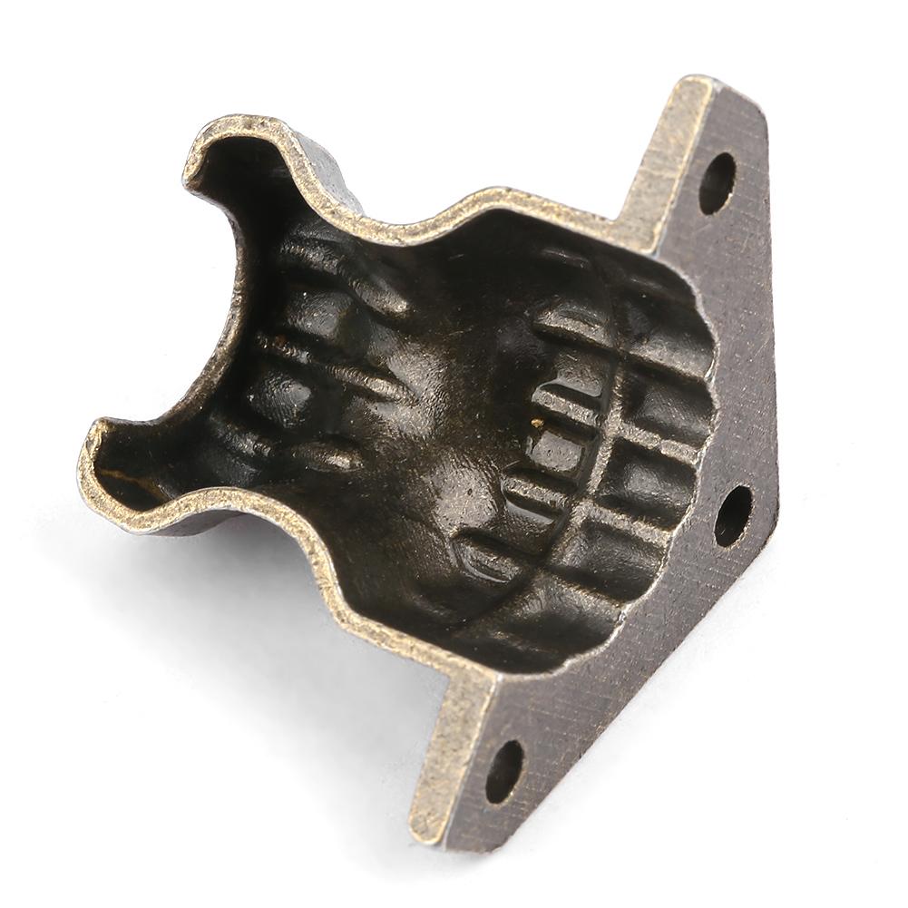 4pcs Antique Legs Corner Protectors Jewel Wooden Crate Box Decorative Corner Protector for Furniture Furniture