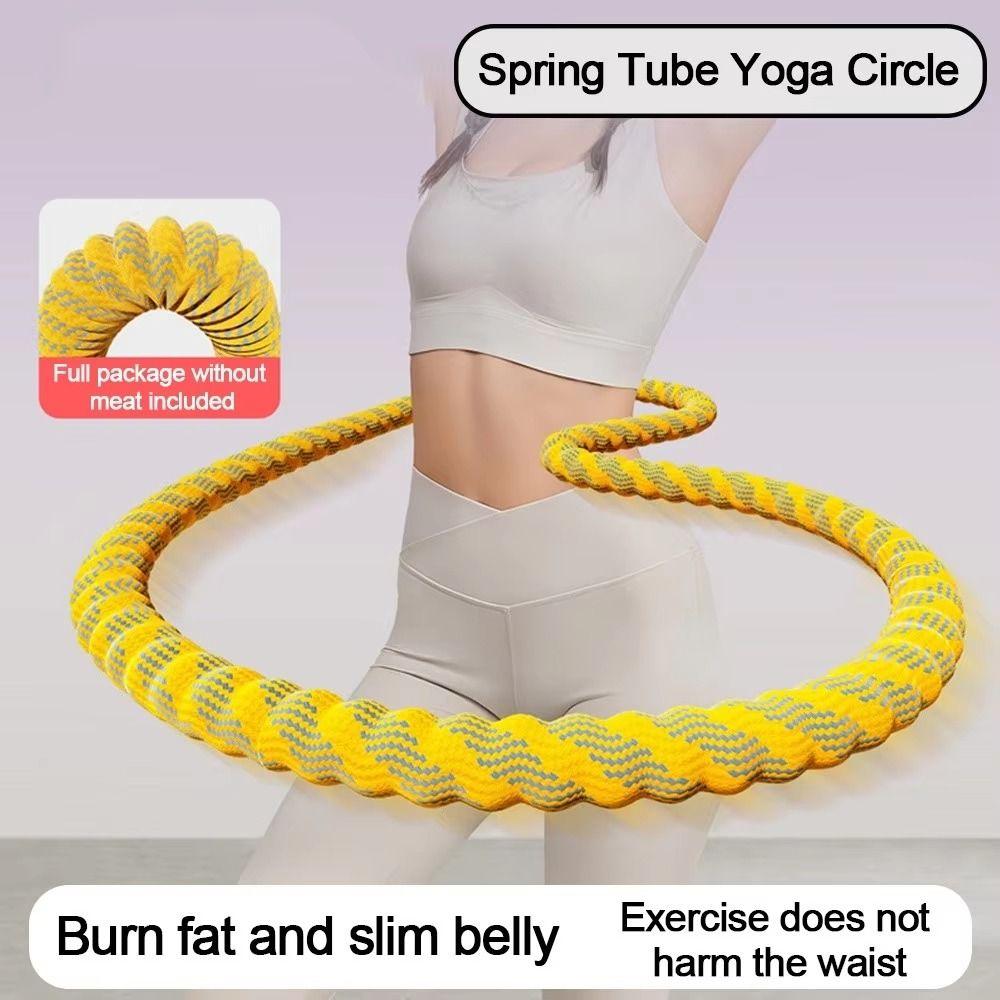 Aro de Hula Hoop Esportivo Portátil para Queimar Gordura Círculo Durável para Perda de Peso Equipamento de Fitness
