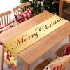 Runtown 1 Stück Gold Haus Weihnachten Froher Schneemann Tischdecke Weihnachtsdekoration 2026 Frohes Neues Jahr Dekoration 2026 Weihnachtsgeschenk