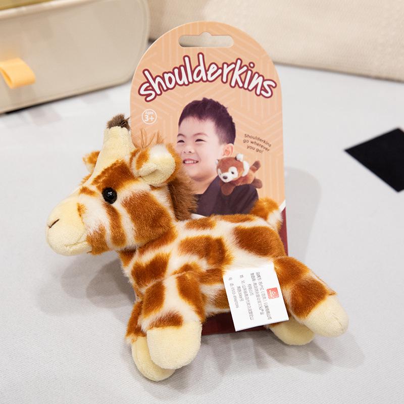 Magnetic Plush Shoulder Doll: Zoo & Oceanarium Souvenir for Kids
