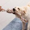 Dog Rope Toys Dental Chew Rope for Dogs Durable Puppy Teething Relief Toys Cotton Interactive Tug of War Rope Multi-Knot Bundle