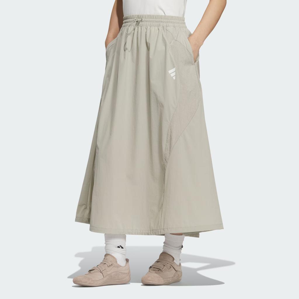 Adidas FOS Future Style Skirt Woven Cargo A-Line Loose Casual Long Skirt Women Skirts KF0697