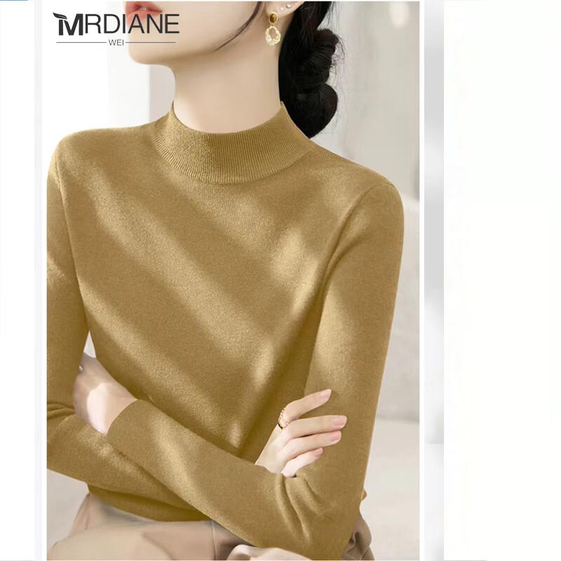 Женский вязаный свитер Mrdiane Wei с круглым вырезом и свободного кроя One Size