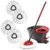 1/3/4Pcs Mikrofaser Haushalts Ersatz Pad Boden Reinigung Spin Mop Köpfe