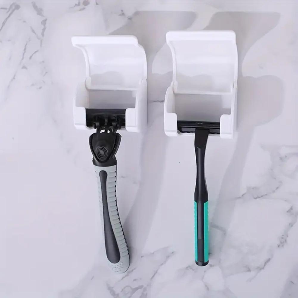RV Bathroom Accessories - Shower Razor Hanger And Electric Toothbrush Holder - Easy Bathroom Organization for Rvs