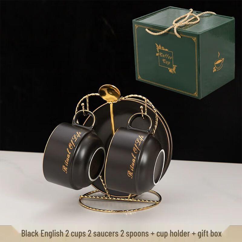 Элегантный керамический кофейный набор с подставкой