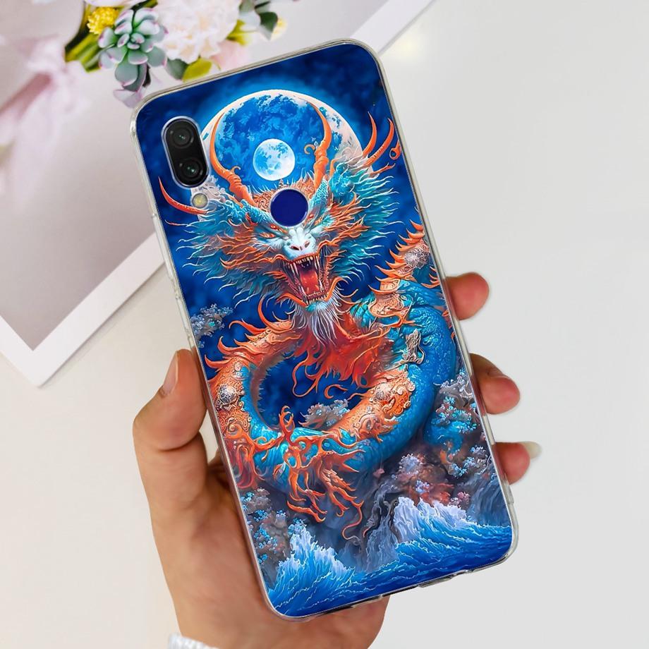 For Xiaomi Redmi Note 7 7Pro 6 Pro 5 Pro Phone Case Clear Soft TPU Silicone Back Cover Cool Cartoon Girly Fashion Bumper Capa