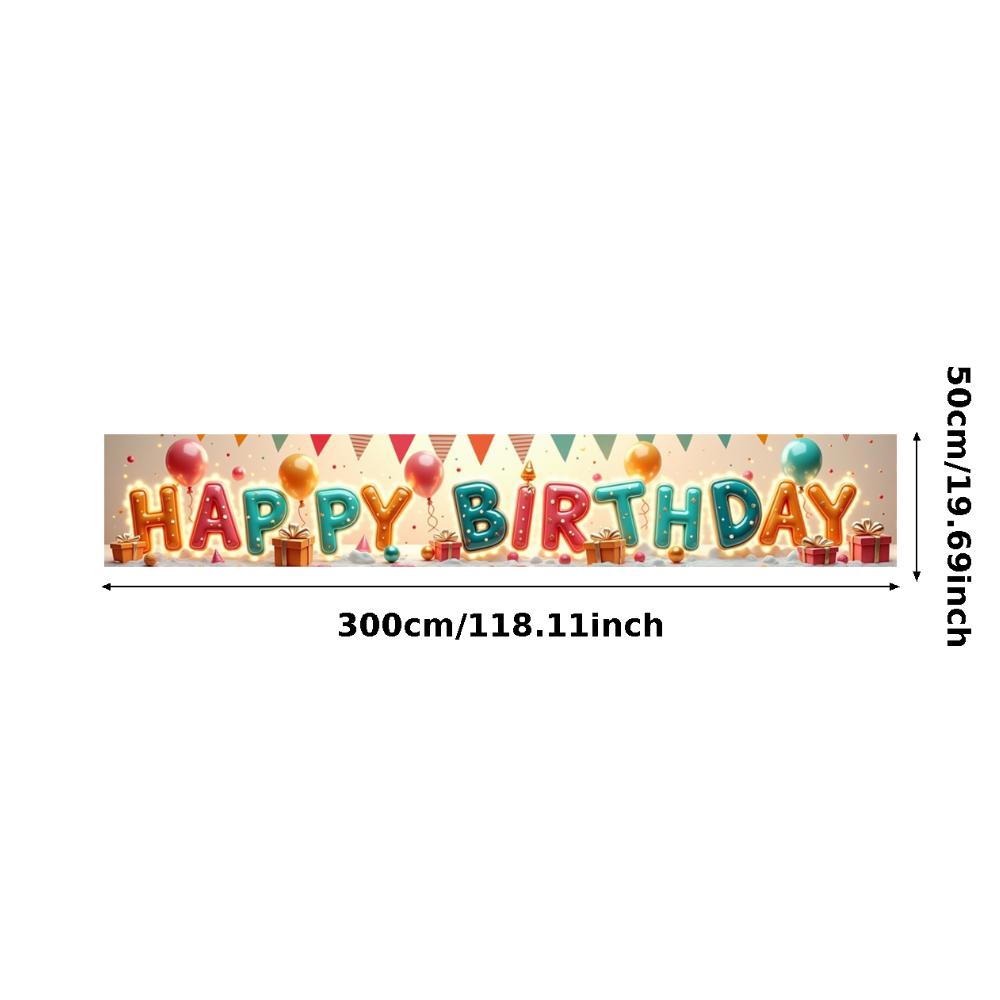 Decorative Theme Birthday Decoration Party Banner Event Banner for Indoor Decoration Event Party Birthday Party