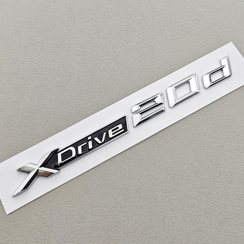 3D ABS Litery Logo Samochodu X1 XDrive 20i Emblemat Tylny Bagażnik Błotnik Boczne Naklejka Emblematyczna Dla BMW X1 X2 X3 XDrive Więcej Akcesoriów Samochodowych