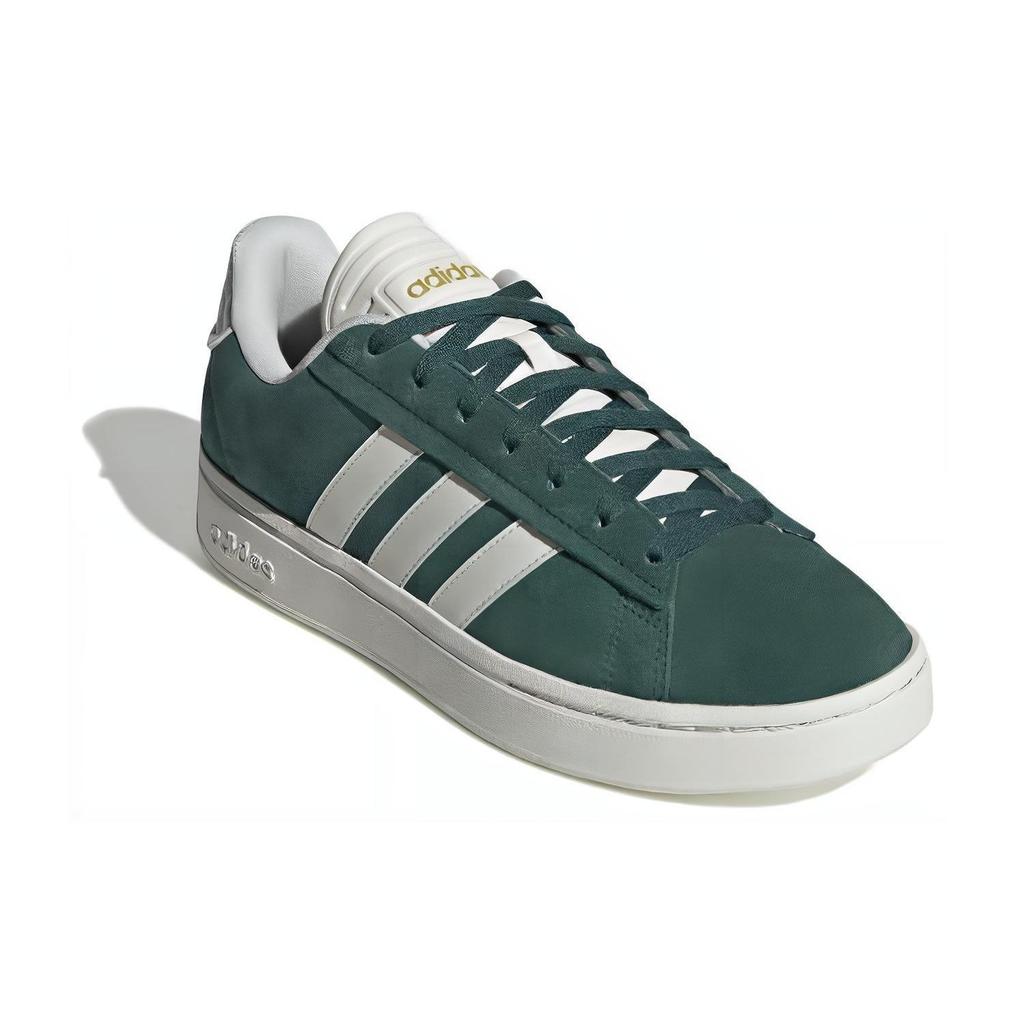 Adidas Grand Court Alpha Trendy Lightweight Slip-Resistant Durable Low-Top Lifestyle Casual Shoes Unisex sneaker Green White IH0851
