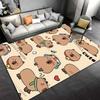 Cute Capybaras with Expressions Carpet Yoga Living Room Room Decor Children's Crawling Mat Doormat Area Rug Games Mat