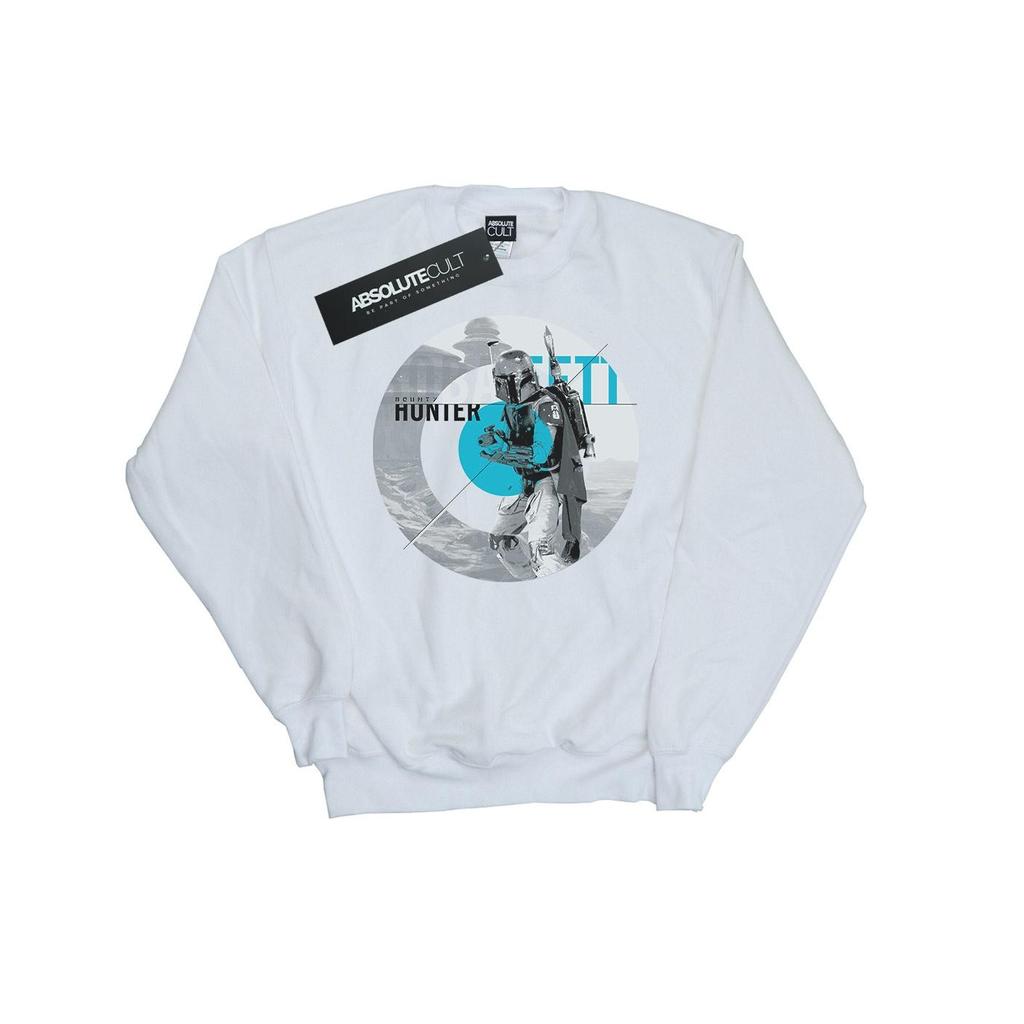 Star Wars Mens Boba Fett Bounty Hunter Circle Sweatshirt