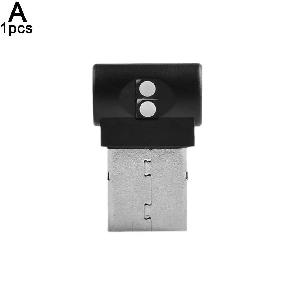 

USB Автомобильный атмосферный свет Лампа окружающего освещения Светодиодный ночной атмосферный свет Plug Интерьер Домашний ноутбук Авто Автомобильные фары Аксессуары Ambi R9I0