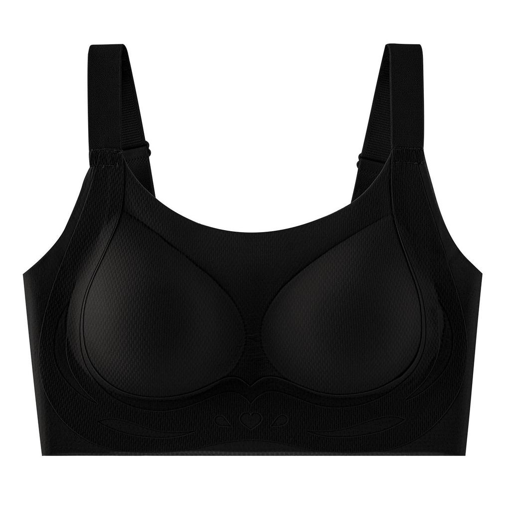 Seamless Sports Camisole with Anti-Sagging Support and Side Gathering Bra for Women