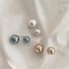 Fashion Double Pearl Brooches for Women Sweater Collar Needle Brooch Pins Anti-glare Clothing Accessories