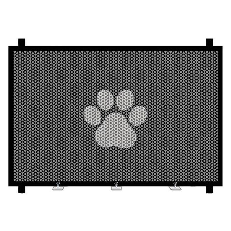 Porte-moustiquaire rétractable ABIY Barrière d'encadrement de porte Barrières pour animaux de compagnie Pliable portable Barrières pour chiens D0LD