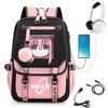 Lonely Rock Day Man Cute Campus Style School Bag Junior High School Female Student With Usb Multifunctional Outdoor Backpack
