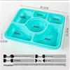Custom Multi-Compartment Disposable Food Containers - 4, 5, or More Compartments - Takeaway Bento Fast Food Boxes, Rectangular Lunch Boxes