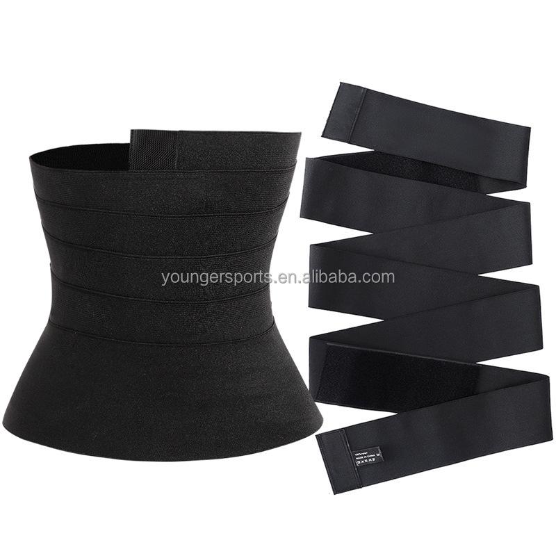 Custom Snatch Bandage Tummy Belly Wrap Around Waist Trainer Belt Bands Belt Waist Wrap Waist Trainer