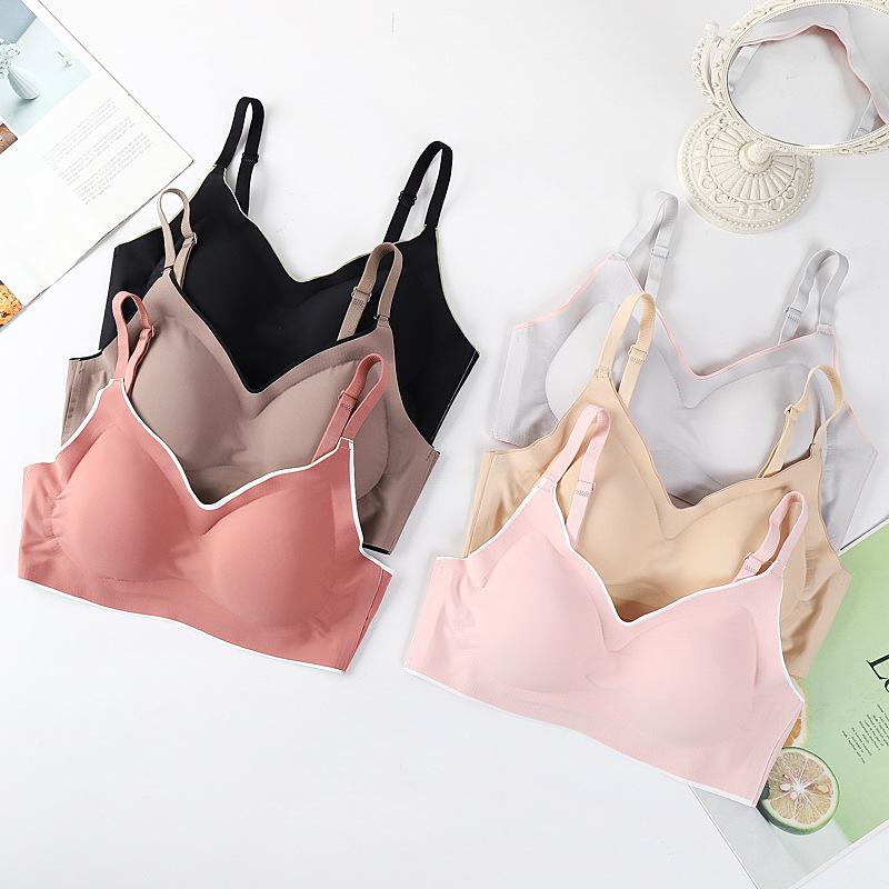 Ice Silk Seamless Plus Size Wireless Sports Bra with Back Shaping