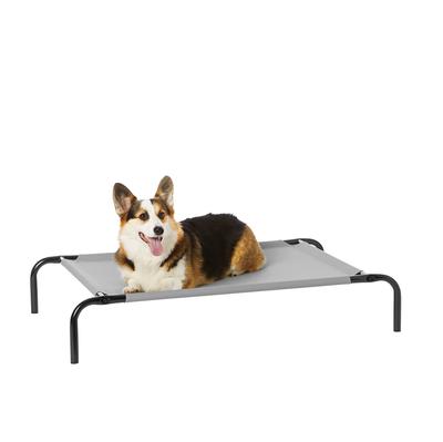 Cama Básica para Animais de Estimação Amazon, Cão/Gato, Malha, com Pernas, 110 x 65 x 19cm, Médio, Cinza