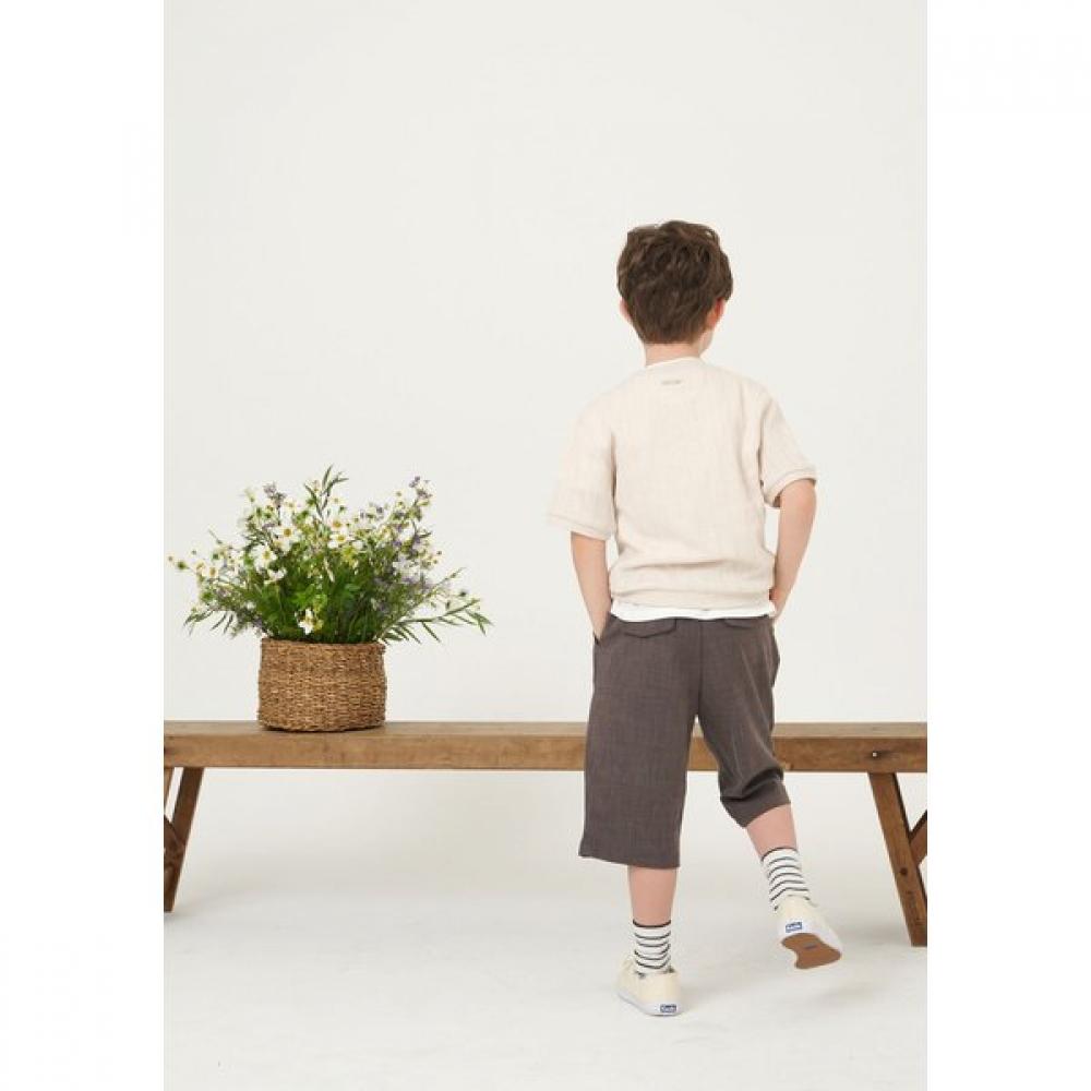 The Coffee Bean   Tea Leaf Brown Two Tone Shorts Bz21pt02bn