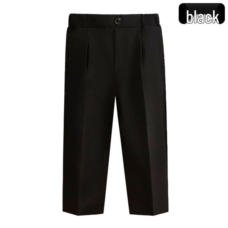 Pantaloni de costum uni pentru copii - Pantaloni lungi casual pentru băieți pentru uniforma de școală primară, costum de spectacol de primăvară/toamnă