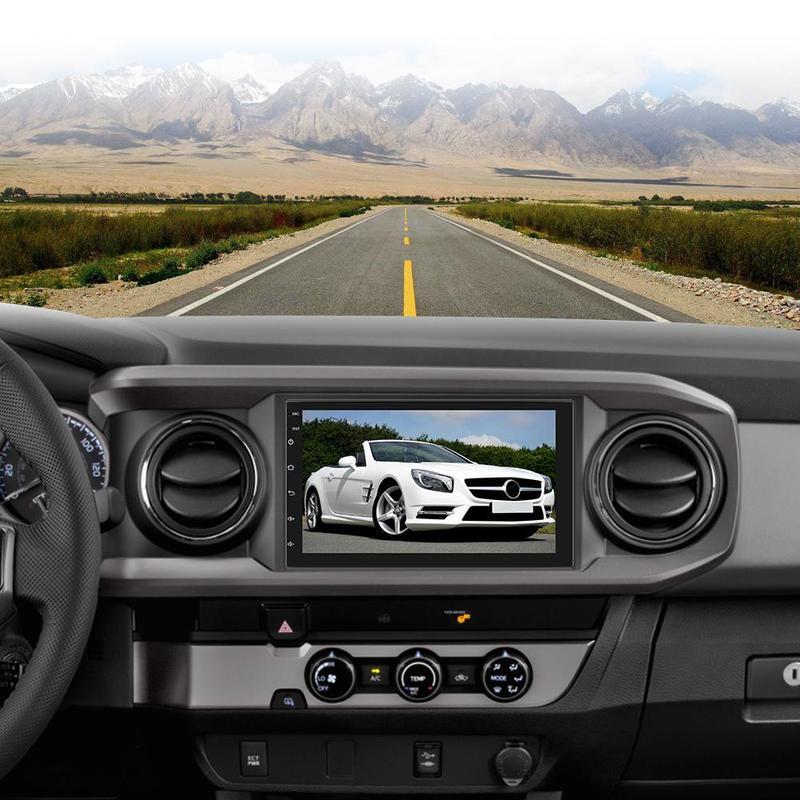 7''  Universal Auto Android Car Radio Touch Screen Support Car DVR Rear View Mirror Link WIFI GPS Bluetooth FM Receiver