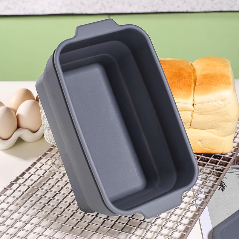 Silicone Foldable Thickened Rectangular Bread Mold & Food Preservation Box