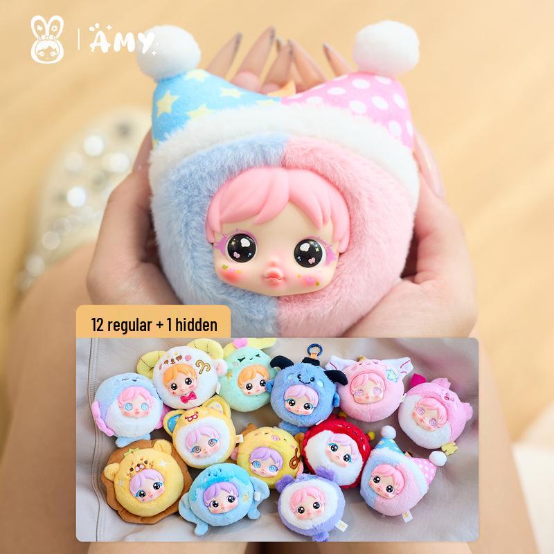 DUDU Cute Pet Zoo Pendant Plush Blind Box Toy for Children & Students by Xiaohongshu.