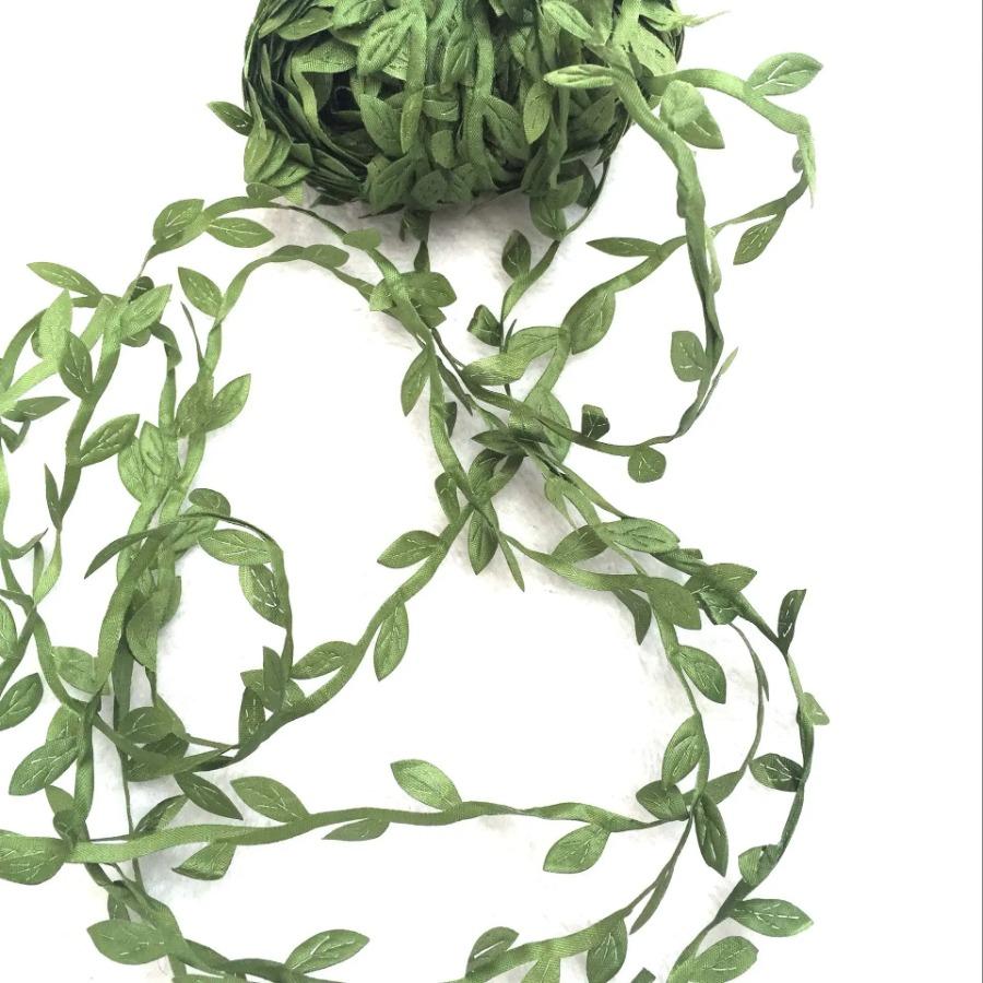Artificial Vine Green Leaf Rattansimulation Foliage Garden Party Wedding Decoration Leaf Vine Wreath Home Wall Art Decor