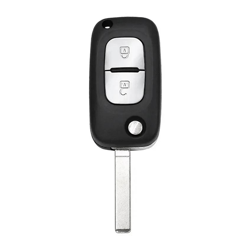 A16P-Car 2 Buttons Folding Flip Remote Key 433MHZ ID46 PCF7961 Chip For Renault Clio Twingo Kangoo Master Modus