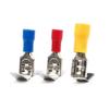 22-10AWG Female 6.3mm Male Piggyback Insulated Crimp Spade Wire Cable Connector Terminal