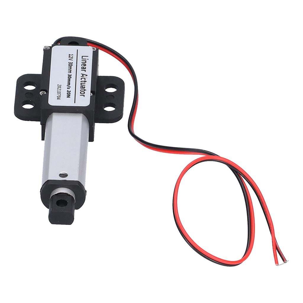 Linear Actuator 12V 30mm Stroke Low Noise Short Circuit T Type Screw Electric Linear Motion Actuator