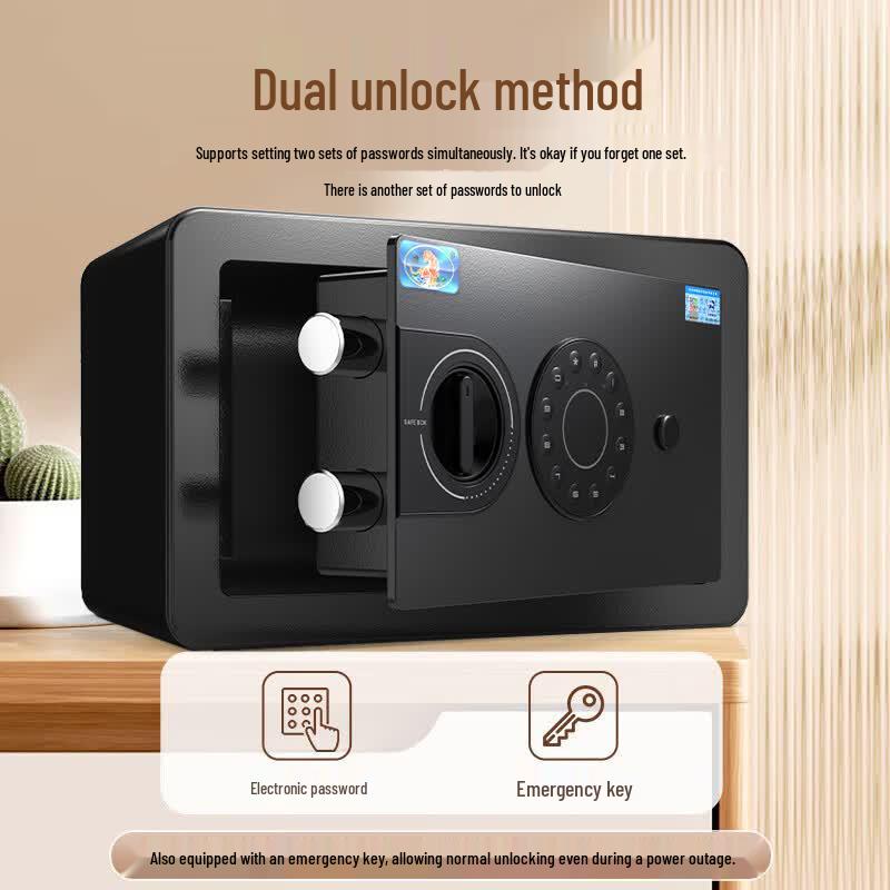 Tiger Brand Jingyi Series 20cm Electronic Password Home/Office Safe