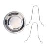 Chicken Roaster Rack Stainless Steel Foldable Chicken Holder Vertical Roasting Stand for BBQ 2 Pack Large Roast Chicken