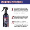 RAYHONG Car Coating Spray, Waterproof Anti-Fouling Paint Care Agent, Shine Enhancement & Scratch Resistance,Car Hydrophobic Agent,Car Cleaner 120ml