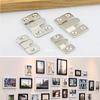 4pcs Stainless Steel Heavy Duty Picture Frame Hanger Photo Display Hooks Bed Interlocking Hanging Fasteners Furniture or