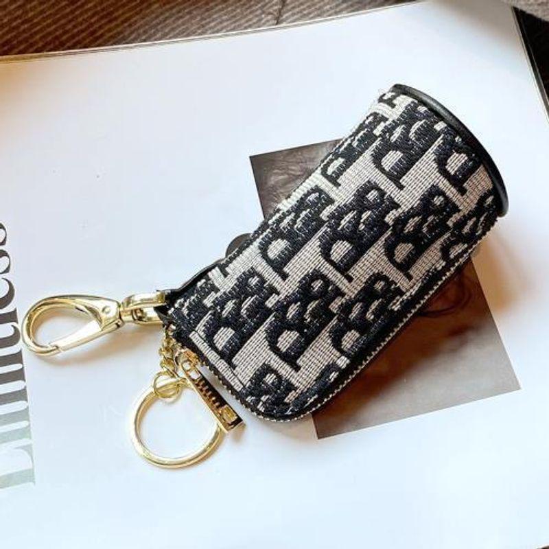 

Key Case Female 2025 New Arrival Key Bag Cosmetics Bag Handy Gadget Portable Internet Celebrity Multi-Functional Key Bag Black